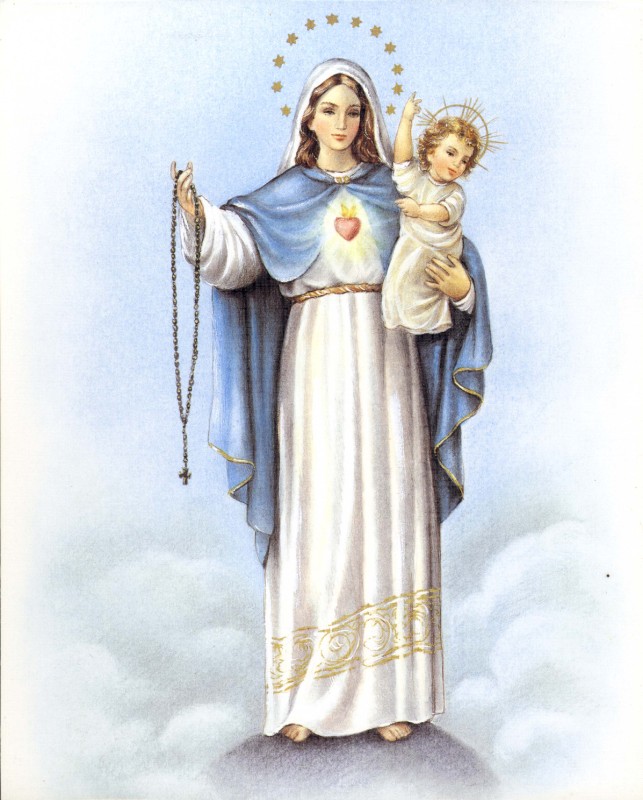 Image result for photos of our lady of the rosary